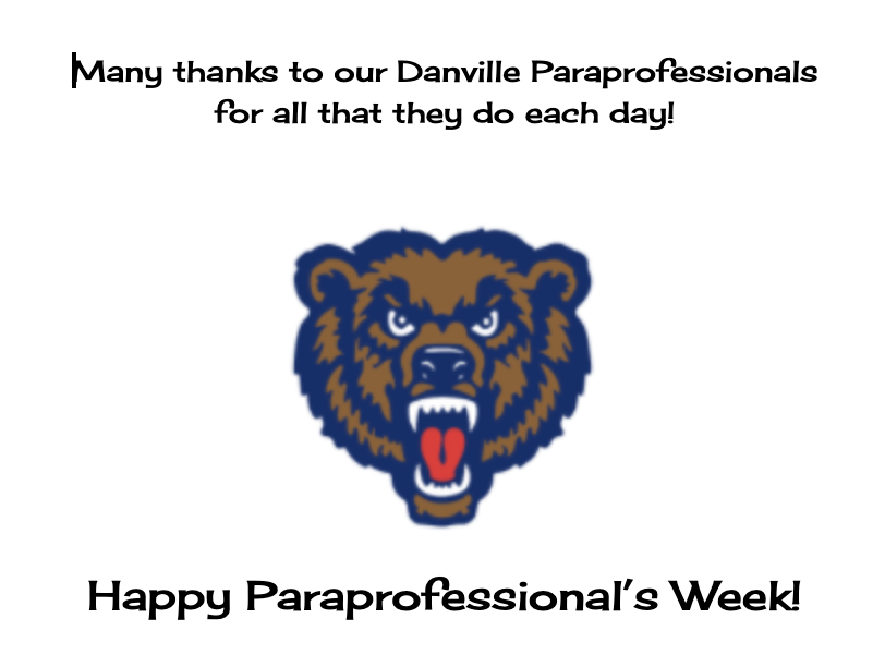 Happy Paraprofessional's Week!